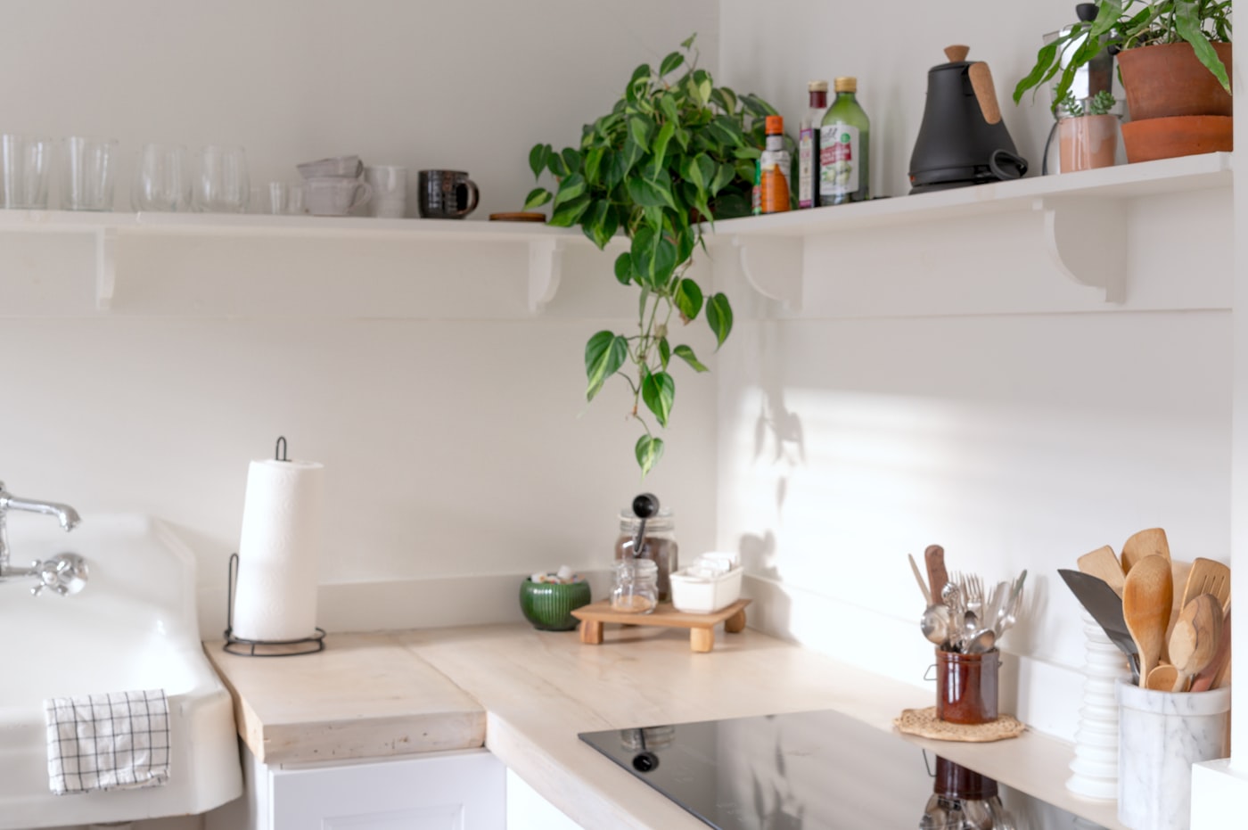 A bright, tidy kitchen ready for its weekly clean